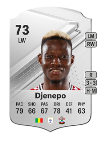 Moussa Djenepo Rare 73 Overall Rating