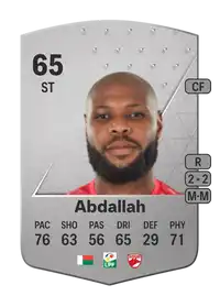 Hakim Abdallah Common 65 Overall Rating