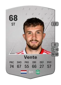 Dylan Vente Common 68 Overall Rating