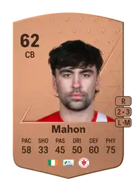 John Mahon Common 62 Overall Rating