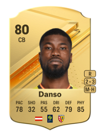 Kevin Danso Rare 80 Overall Rating