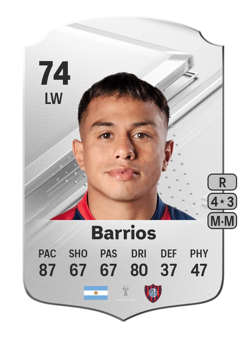 EA FC 24 Nahuel Barrios 74