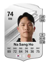 Na Sang Ho Rare 74 Overall Rating