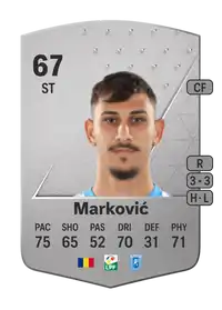 Jovan Marković Common 67 Overall Rating