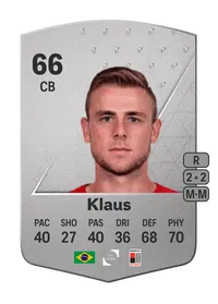 Klaus Common 66 Overall Rating