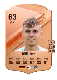 Tom Müller Rare 63 Overall Rating