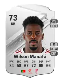 Wilson Manafá Rare 73 Overall Rating