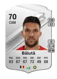 Alexandru Bălută Rare 70 Overall Rating