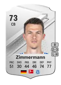 Christoph Zimmermann Rare 73 Overall Rating