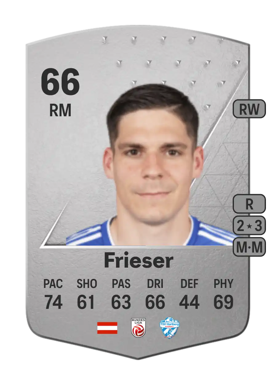 Dominik Frieser Common 66 Overall Rating