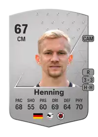 Bryan Henning Common 67 Overall Rating