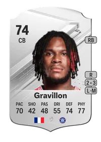 Andreaw Gravillon Rare 74 Overall Rating