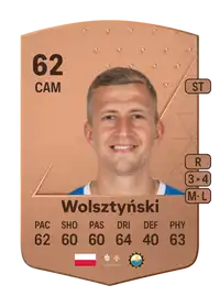 Łukasz Wolsztyński Common 62 Overall Rating