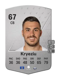 Mirlind Kryeziu Common 67 Overall Rating