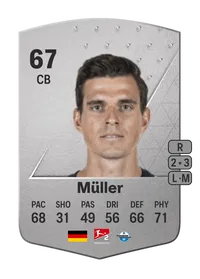 Tobias Müller Common 67 Overall Rating