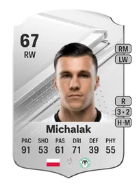 Konrad Michalak Rare 67 Overall Rating