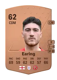 Jack Earing Common 62 Overall Rating