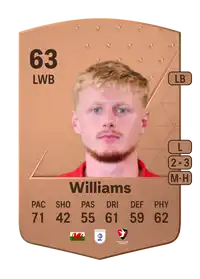 Ben Williams Common 63 Overall Rating