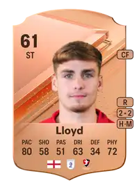 George Lloyd Rare 61 Overall Rating