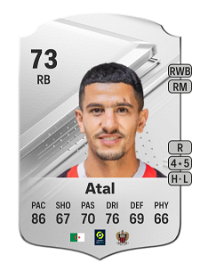 Youcef Atal Rare 73 Overall Rating