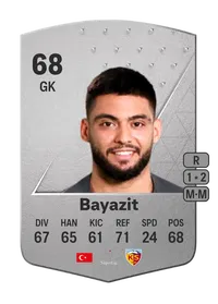 Bilal Bayazit Common 68 Overall Rating