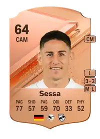 Nicolás Sessa Rare 64 Overall Rating