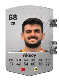 Fatih Aksoy Common 68 Overall Rating