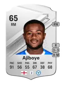 David Ajiboye Rare 65 Overall Rating