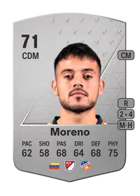 Júnior Moreno Common 71 Overall Rating