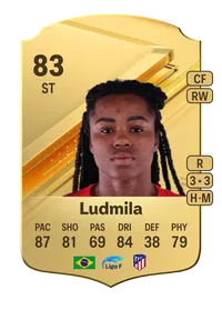 Ludmila Rare 83 Overall Rating