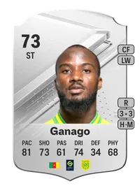 Ignatius Ganago Rare 73 Overall Rating