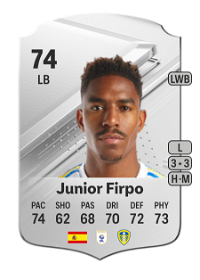 Junior Firpo Rare 74 Overall Rating