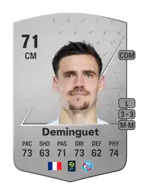 Jessy Deminguet Common 71 Overall Rating