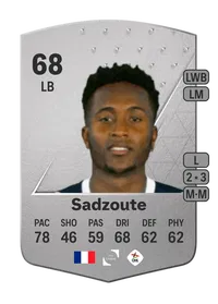 Scotty Sadzoute Common 68 Overall Rating