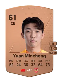 Yuan Mincheng Common 61 Overall Rating