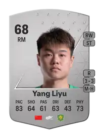 Yang Liyu Common 68 Overall Rating