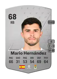 Mario Hernández Common 68 Overall Rating