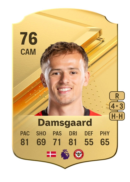 EA FC 24 Mikkel Damsgaard 76