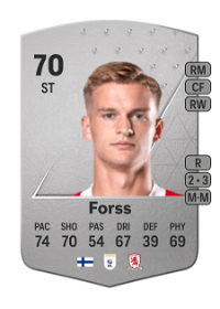 Marcus Forss Common 70 Overall Rating