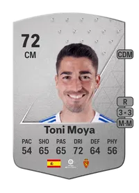 Toni Moya Common 72 Overall Rating