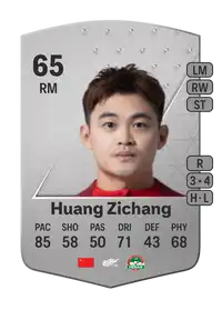 Huang Zichang Common 65 Overall Rating