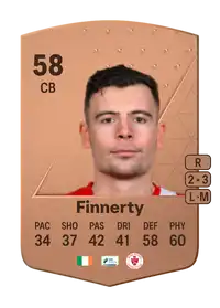 James Finnerty Common 58 Overall Rating