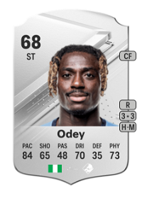 Stephen Odey Rare 68 Overall Rating