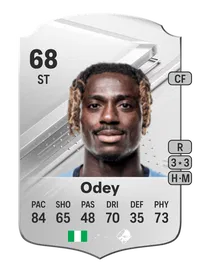 Stephen Odey Rare 68 Overall Rating