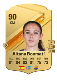 Aitana Bonmatí Rare 90 Overall Rating