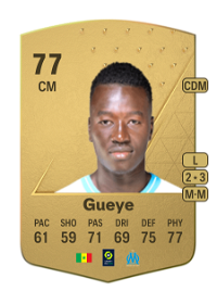 Pape Gueye Common 77 Overall Rating