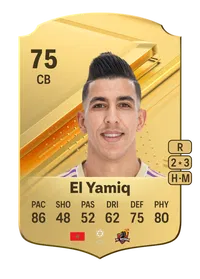 Jawad El Yamiq Rare 75 Overall Rating