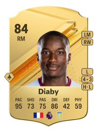 Moussa Diaby Rare 84 Overall Rating