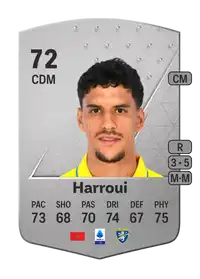 Abdou Harroui Common 72 Overall Rating