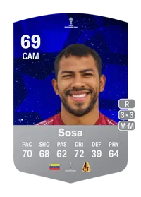 Eduardo Sosa CONMEBOL Sudamericana 69 Overall Rating